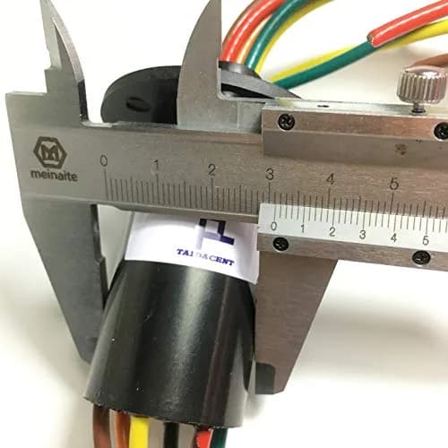 Taidacent 6 Wire 30A Slip Ring Collector Rotary Electrical Contact Joint Connector | Continuous Rotation for Motors thumbnail 8