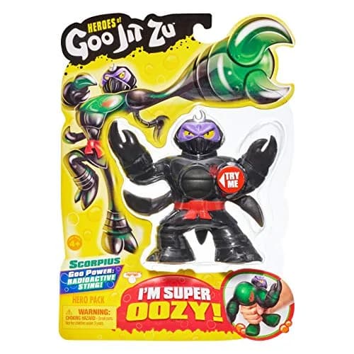 Heroes of Goo Jit Zu Scorpius Scorpion Action Figure | Squishy, Stretchy, Gooey Toy for Kids 3-6 Years thumbnail 2