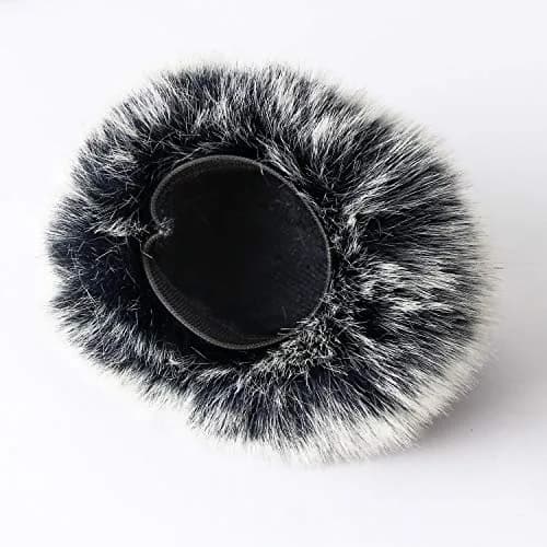 YOUSHARES DR05X Windscreen Muff for Tascam DR-05X DR-05 Portable Recorders | Artificial Fur Wind Screen thumbnail 5