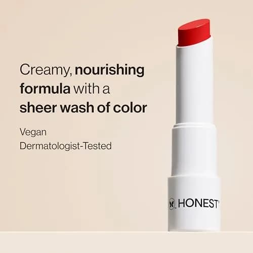 Honest Beauty Tinted Lip Balm Blood Orange | Moisturizing, Cruelty-Free, Vegan, Sheer Finish thumbnail 2