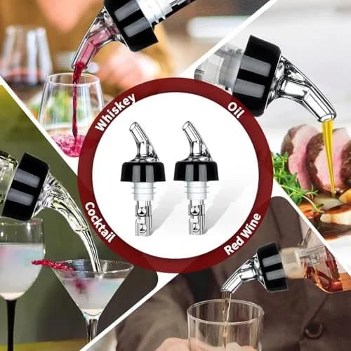 SuproBarware Automatic Measured Bottle Pourer 1oz | Accurate Liquor Dispenser for Home & Bar thumbnail 5