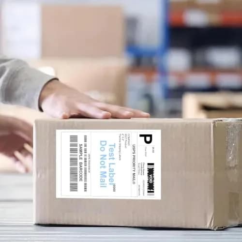 9527 Product 4x6" Direct Thermal Shipping Labels, 25000 Labels (100 Rolls) | Compatible with Zebra Printers thumbnail 7