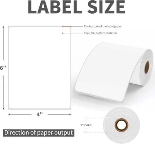 9527 Product 4x6 Direct Thermal Shipping Labels, 20000 Labels (80 Rolls) | Compatible with Zebra Printers thumbnail 2