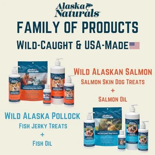Alaska Naturals Wild Alaskan Fish Oil Supplement for Dogs Skin and Coat 15.5 oz | EPA DHA Omega-3 Fatty Acids Support thumbnail 7