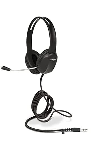 Cyber Acoustics AC-4000 Stereo PC Headset with TuffCord, 20 Pack | Durable Wired Headset for Office & Classroom thumbnail 2