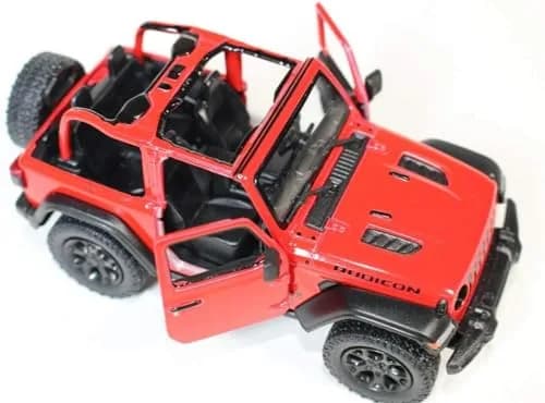 KiNSMART Jeep Wrangler Rubicon Off-Road 4x4 Toy Car 12.7cm (5 inch) | Authentic USA Import thumbnail 4