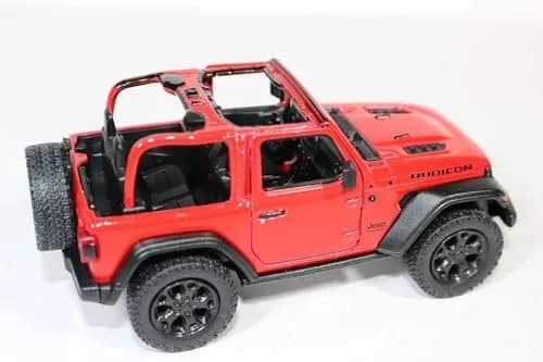 KiNSMART Jeep Wrangler Rubicon Off-Road 4x4 Toy Car 12.7cm (5 inch) | Authentic USA Import thumbnail 3