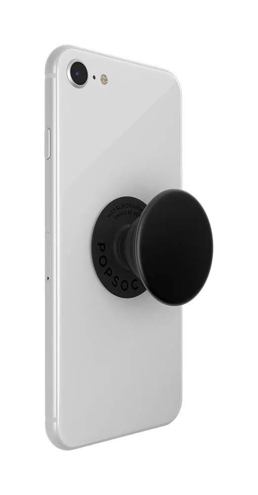 PopSockets Adhesive Phone Grip, Holder- Aluminum Black | Secure, Swappable, Stylish thumbnail 2