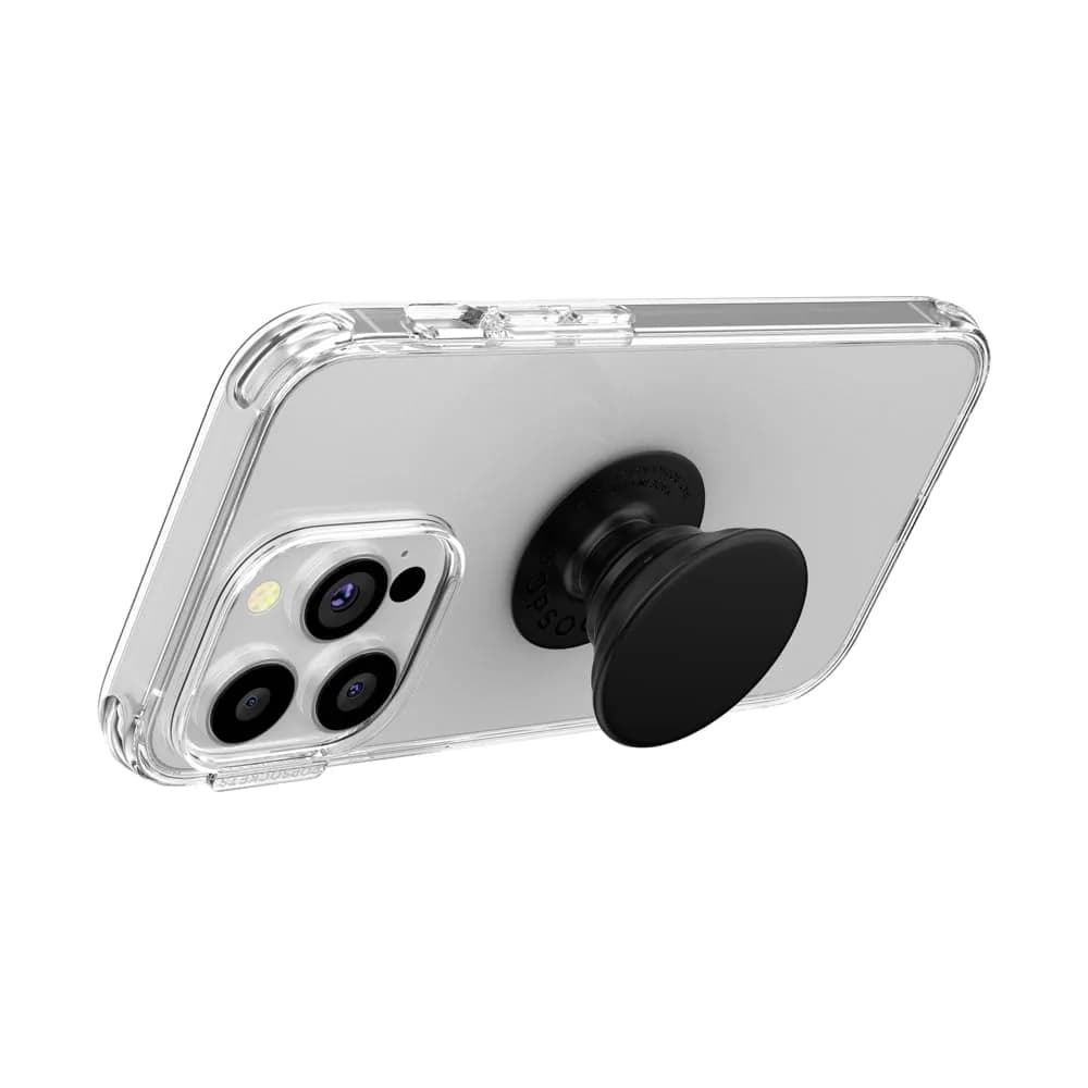 PopSockets Adhesive Phone Grip, Holder- Aluminum Black | Secure, Swappable, Stylish thumbnail 4