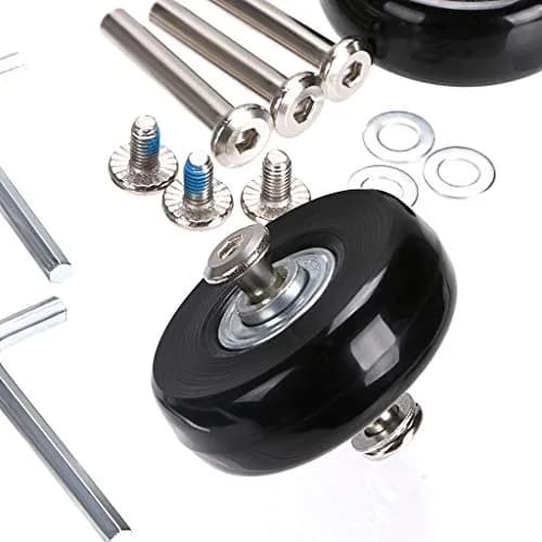 OwnMy 50mm x 18mm Luggage Suitcase Replacement Wheels Set of 4 | Smooth Rolling for Travel thumbnail 7