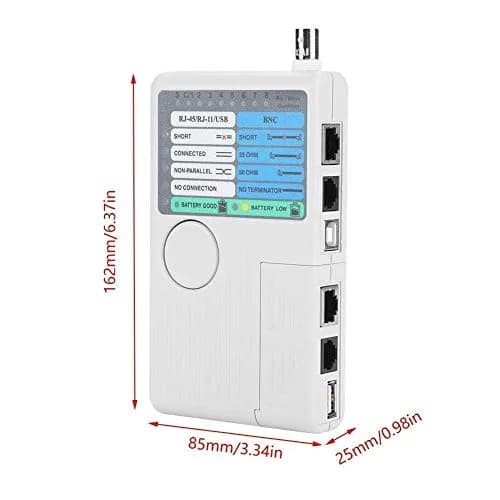 iMBAPrice NF-3468 4-in-1 Network Cable Tester with Remote, USB/BNC/RJ45/RJ11, Cat5/Cat6/UTP/STP thumbnail 6