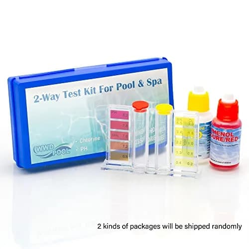 WWD POOL 2 Way Pool Water Test Kit for Chlorine & pH | Accurate Water Chemistry Testing thumbnail 3