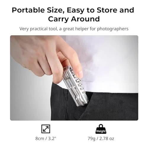 SMALLRIG Folding Tool Set with 7 Functional Tools for Camera | Compact Multi-Tool for Photographers (82 x 24 x 12mm) thumbnail 9