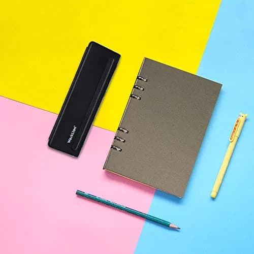 WORKLION Adjustable 6-Hole Punch with Positioning Mark, Daily Paper Puncher for A5 Size Six Ring Binder Planners - Refill Pages (Black, 19.4cm x 6.5cm x 6cm) thumbnail 8