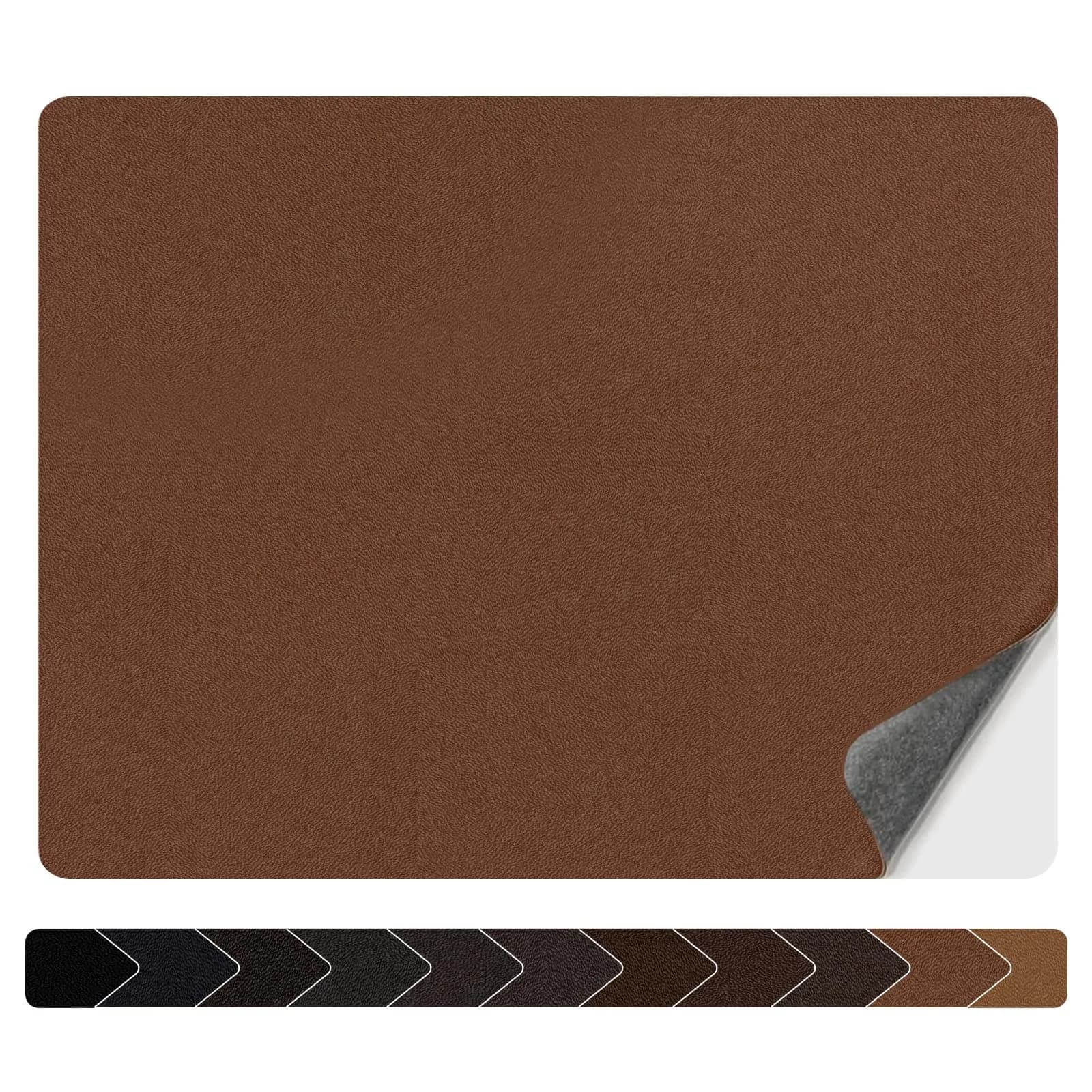 Numola Leather Repair Patch, 8×11 Inch Self-Adhesive Dark Brown | Waterproof, Strong & Easy to Use — Light Brown / 8×11inch