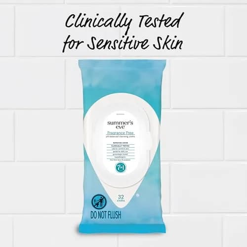 Summer's Eve Fragrance Free Feminine Wipes | Gentle pH-Balanced Cleansing for Sensitive Skin (70-120 chars) thumbnail 6