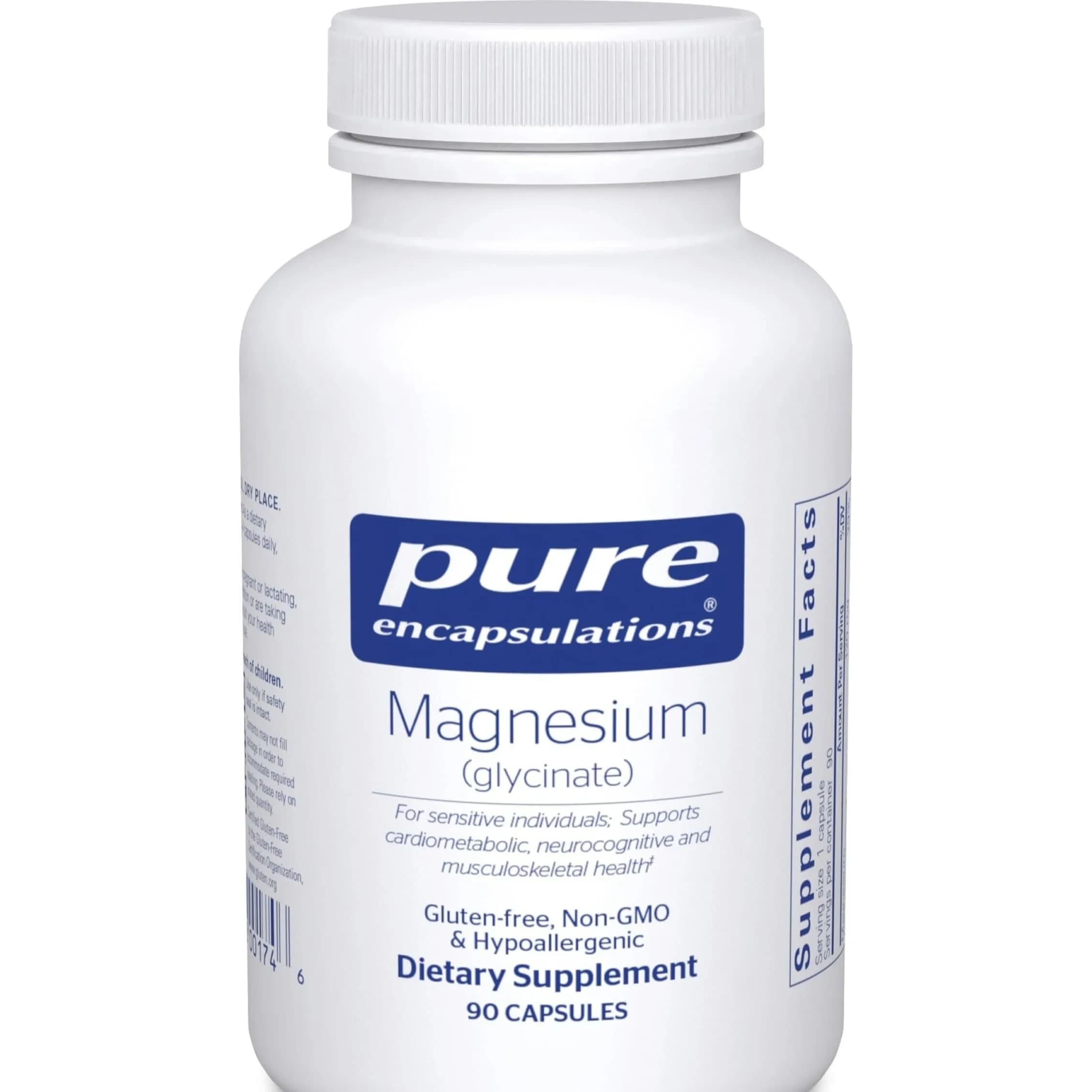 Pure Encapsulations Magnesium Glycinate 90 Capsules - main product image