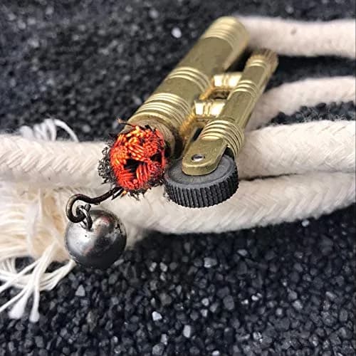 Ambrogio.L Vintage Rope Lighter No Flame Windproof Camping Outdoors | WWII Covert Metal thumbnail 3
