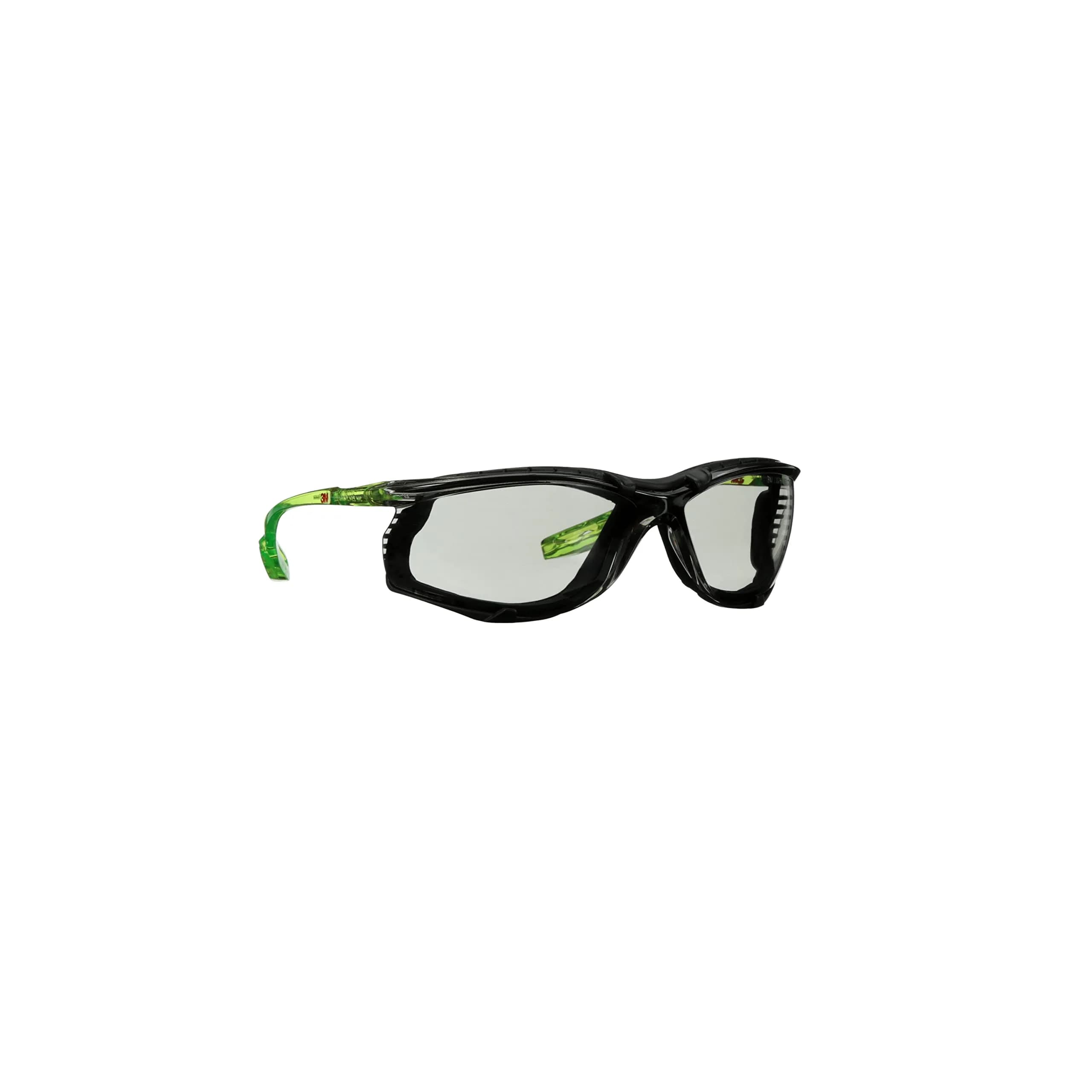 3M Solus CCS Safety Glasses with Anti-Fog Gasket | ANSI Z87+ High Impact Protection — SCCS07SGAF-GRN-F / Scotchgard Anti Fog