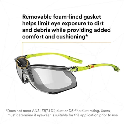 3M Solus CCS Safety Glasses with Anti-Fog Gasket and Gray Lens | 1 Pair (0.045 kg) thumbnail 4