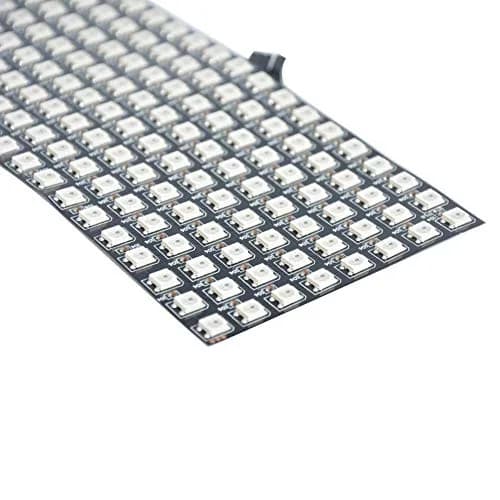 WESIRI 8x32 LED Matrix 256 Pixels WS2812B Full Color Panel | Individually Addressable, Flexible, DC5V thumbnail 4