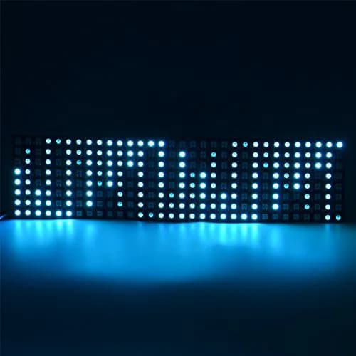 WESIRI 8x32 LED Matrix 256 Pixels WS2812B Full Color Panel | Individually Addressable, Flexible, DC5V thumbnail 6