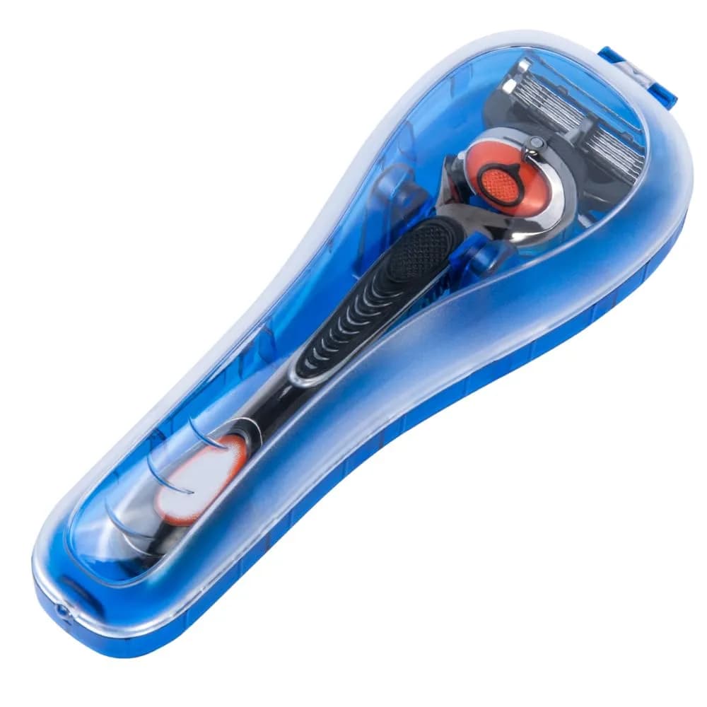 Nincha Manual Razor Travel Case Blue | Portable Razor Protector for Travel - main product image