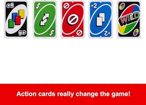 Mattel Games UNO Card Game for Kids & Family | 112 Cards, Multicolor thumbnail 5