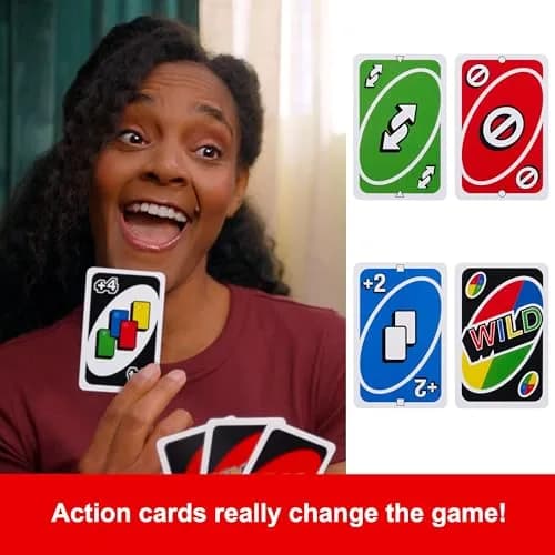 Mattel Games UNO Card Game for Kids & Family | 112 Cards, Multicolor thumbnail 3