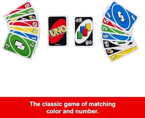 Mattel Games UNO Card Game for Kids & Family | 112 Cards, Multicolor thumbnail 4