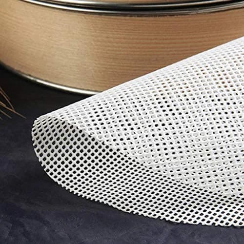 GUCUJI 12 Inch Silicone Bamboo Steamer Liners (4 Pcs) | Non-Stick, Reusable Steamer Mesh Mats for Momos & Dumplings thumbnail 7