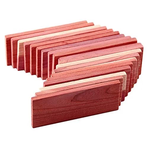 Cedar Space Cedar Blocks for Clothes Storage 16 PCS | 10.3cm Cedar Chips for Closets thumbnail 1