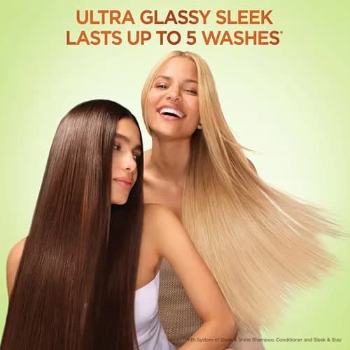 Garnier Fructis Sleek & Shine Shampoo, Conditioner & Moroccan Sleek Oil Set for Frizzy, Dry Hair | 3-Piece Set thumbnail 9