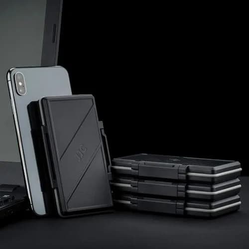 Kiorafoto 4-Slot M.2 NVMe SSD Case 130mm (5.1in) | Water-Resistant & Anti-Shock Protective Wallet Organizer thumbnail 7