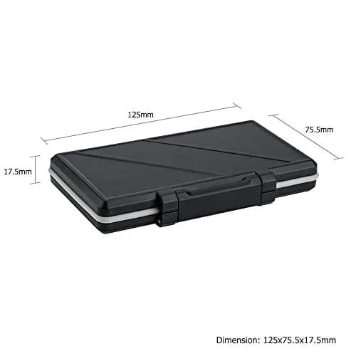 Kiorafoto 4-Slot M.2 NVMe SSD Case 130mm (5.1in) | Water-Resistant & Anti-Shock Protective Wallet Organizer thumbnail 9