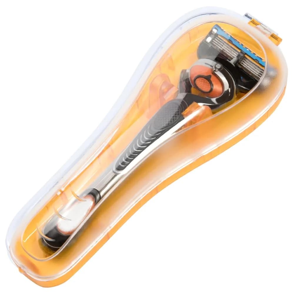 Nincha Manual Razor Travel Case Orange | Portable Plastic Razor Protector for Travel