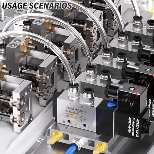 TAILONZ 1/4" Tube OD x 1/8" MNPT Straight Push to Connect Fitting 10Pcs | Copper & Plastic, Water & Air Compatible thumbnail 6