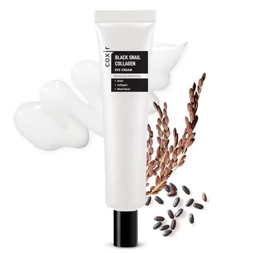 coxir Black Snail Collagen Eye Cream, Niacinamide, 30ml | Deep Hydration & Brightening for All Skin Types thumbnail 1