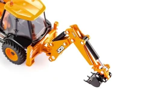 Siku JCB 4CX Backhoe Loader 1:50 Scale Metal/Plastic Yellow | Functional Diecast Toy for Collectors and Kids thumbnail 3
