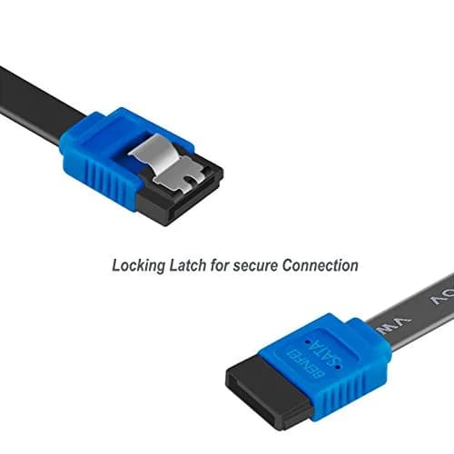 BENFEI SATA Cable III 18 Inch Blue | 6Gbps Data Transfer with Locking Latch thumbnail 3
