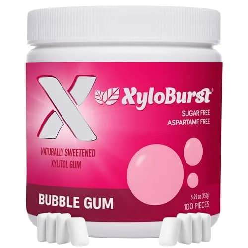 Xyloburst Chewing Gum | Sugar Free, Gluten Free, Keto Friendly | 3x100 Pieces | Oral Health Support thumbnail 2