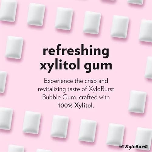 Xyloburst Chewing Gum | Sugar Free, Gluten Free, Keto Friendly | 3x100 Pieces | Oral Health Support thumbnail 3