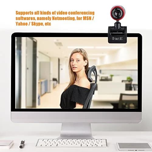 Zerone USB Webcam 640x480 | Built-in Microphone & 360° Rotation Support for Laptop & PC thumbnail 5