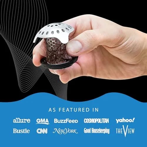 TubShroom Ultra Bath Tub Drain Protector Hair Catcher/Strainer 2.54cm (1 inch) | Fits Standard Drains thumbnail 5