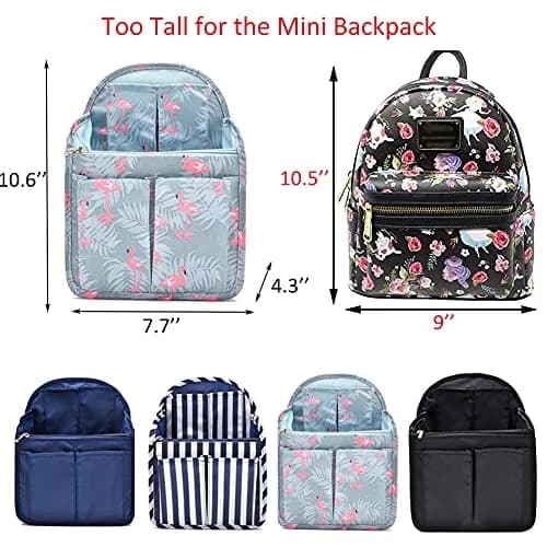 HOYOFO Mini Backpack Organizer Insert 19.5cm (7.7in) | Keeps Small Backpacks Organized thumbnail 4