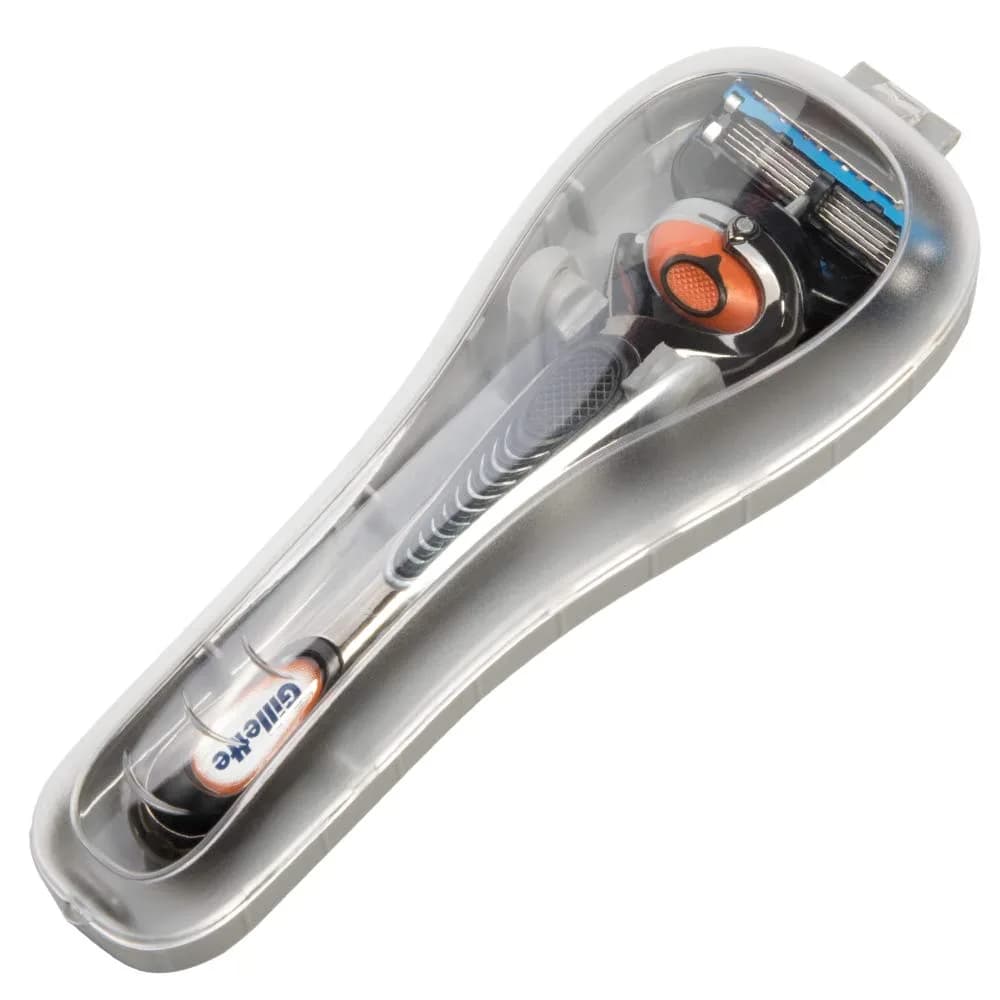 Nincha Manual Razor Travel Case Portable Plastic Razor Protector Grey | Fits Most Manual Razor Systems