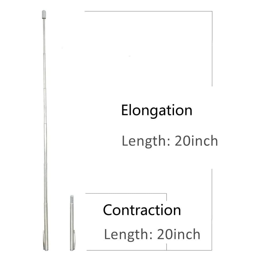 APUXON Pocket Pointer with Clip Extends to 50cm | Telescopic Hand Pointer for Presentations