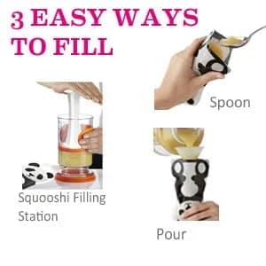 SQUOOSHI Reusable Baby Food Pouches 6 Pack | 3.4 oz | BPA-Free, Dishwasher Safe, Freezer Safe thumbnail 10