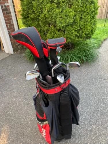 LONGCHAO Red/Black Golf Head Covers Driver 1 3 5 7 X | Thick Neoprene Protects Clubs thumbnail 7