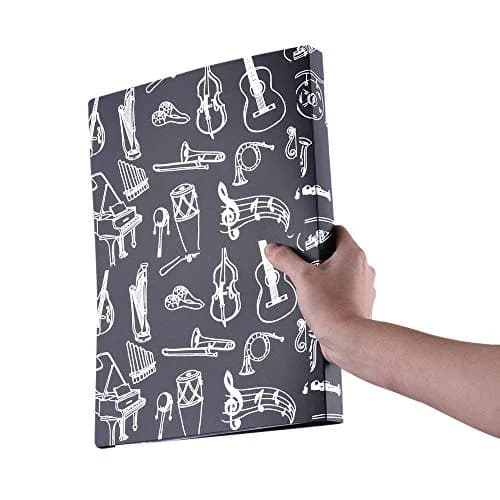 KingPoint Music File Folder A4 Size Sheet Music Folder with 40 Pockets | Durable ABS Outer Shell thumbnail 4